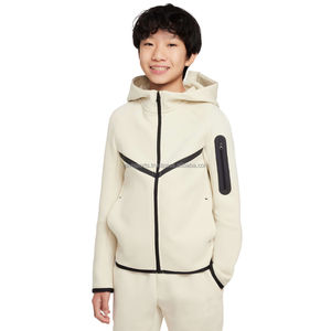 Sweat à capuche zippé pour enfants en coton 100% sur mesure, sweat à capuche d'hiver écologique pour enfants, garçons et filles, sweat à capuche zippé pour enfants - Product Image 1