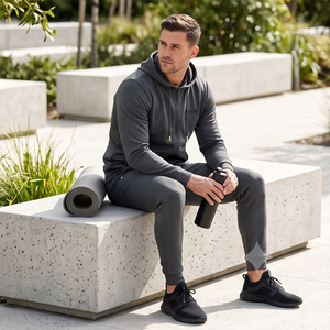Conjunto Deportivo de Verano Unisex de Talla Grande, Personalizado, Ecológico, 100% Poliéster, de Secado Rápido y Transpirable, de Dos Piezas, para Deportes al Aire Libre y Gimnasio - Product Image 5