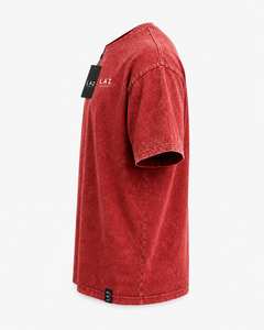 Camiseta Personalizada para Hombre, 100% Algodón, Color Sólido, Estilo Urbano, Oversize, Lavado Ácido, Cuello Redondo, Estampado Personalizado, Largo Extendido - Product Image 2