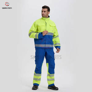 Pantalon de travail personnalisé avec logo, multi-poches, imperméable, haute visibilité, réfléchissant, de sécurité et de protection - Product Image 4