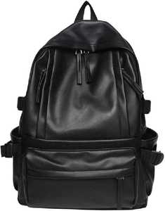 Sac à dos ZOLO LEATHERS en cuir Crazy Horse vintage de luxe - Fermeture éclair antivol, imperméable, multi-poches, sac de voyage pour ordinateur portable - Product Image 5