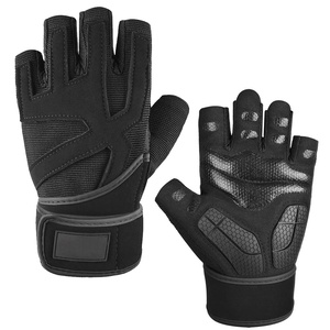 Half-finger Gloves for Men Women Anti-slip Support Gym Gloves <b>Barbell</b> & Dumbbell Workouts for Weightlifting Cycling Gloves - Product Image 6