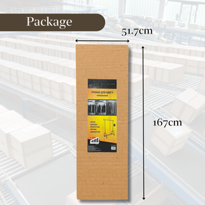 Échantillon gratuit grand chargement porte-vêtements robuste avec quatre roues - Product Image 5