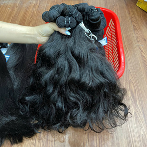 Extensions de cheveux humains ondulés bruts de qualité supérieure, double trame vietnamienne, couleur naturelle, vente en gros, prêtes à être expédiées - Product Image 3