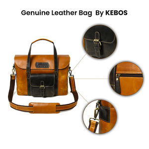 Stylish Genuine Leather Large Capacity Casual Business <b>Laptop</b> Bag From Trusted Supplier - Product Image 6