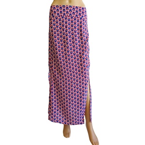 Ensemble jupe midi et pantalon long décontracté pour femme, taille unique, élégant, d'été, en rayonne tissée, coupe trapèze, taille naturelle, respirant, écologique, délavé - Product Image 1