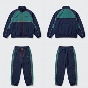 Conjunto de Chándal Cortavientos Personalizado para Hombre, 2 Piezas, Chaqueta y Pantalones de Nailon, Venta al Por Mayor OEM - Product Image 5