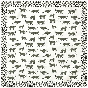 Bandana carrée personnalisée avec logo, 100 % coton, 22 pouces, pour l'extérieur, toutes saisons, unisexe, en mélange de coton et de satin - Product Image 2