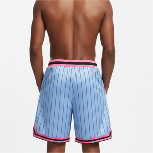Shorts de basket-ball pour hommes de qualité supérieure, style américain, été, sport, broderie, double maille, séchage rapide pour hommes - Product Image 4