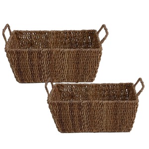 Juego de 2 Cestas de Mimbre con Estructuras de Hierro Resistentes, Cestas de Almacenamiento Hechas a Mano, Venta al por Mayor, Ecológicas, Hechas en Vietnam - Product Image 3