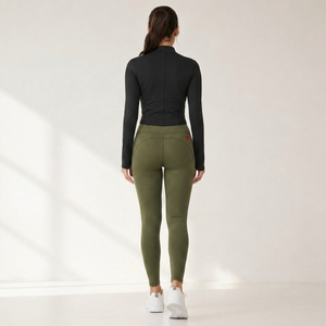 Leggings ligeros para mujer diseñados para máxima flexibilidad, comodidad y movilidad durante la carrera, el entrenamiento en el gimnasio y actividades al aire libre. - Product Image 5