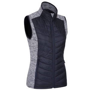 Gilet matelassé léger pour femme, veste sans manches, chaude et tendance, pour l'extérieur - Product Image 1