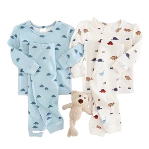 Customized Brand Baby Casual Print Color-Block Zip-Up Hooded Jersey Sweatshirt Joggers 100% Cotton ODM Autumn Winter Knitted - Product Image 1