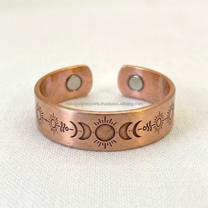 Joyería Devocional Bio Magnética al por Mayor • Anillo Esotérico Cósmico Unisex Ajustable - Product Image 4