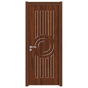 Puerta Interior de Madera Sólida a Medida, Resistente al Sonido, con Revestimiento de PVC Ecológico, Diseño Moderno para Dormitorios, Hoteles y Hospitales - Product Image 1