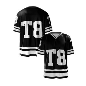 Camiseta de fútbol americano para hombre, camiseta de secado rápido de verano Boxy Fit de malla, camiseta recortada personalizada de manga corta, novedad de 2025 - Product Image 3