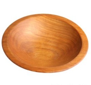 Set Of 2 Unique Design Wooden Round Serving Bowl for Dining <b>Table</b> Kitchen Home & Restaurant Food and Salad Bowls - Product Image 3