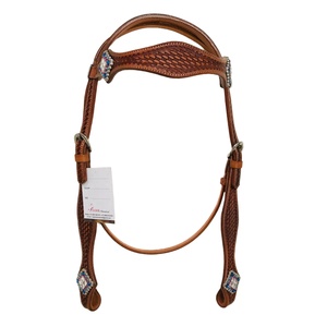 Top Trending Customised Premium Leather Western Headstall Equestrian <b>Halter</b> with Custom Logo Horse Riding Gift - Product Image 1