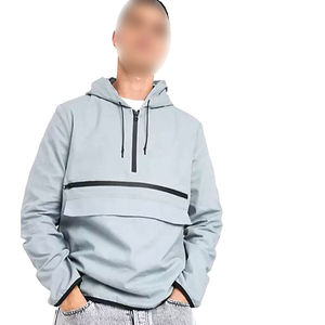 Chaquetas cortavientos de lona ecológica de alta calidad con cuello alto para hombres adultos - Chaqueta cortavientos al mejor precio para adultos - Product Image 1