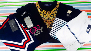 Quần áo đã qua sử dụng Quần Jean Nam quần cotton nam áo thun áo thun cỡ lớn B quần áo đã qua sử dụng áo thun dài tay - Product Image 2