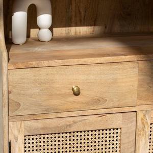 Vitrine en rotin Vandana Altis Optima, design moderne de meubles de rangement en rotin naturel tissé - Product Image 2