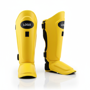 Protectores de Piernas para Entrenamiento de Artes Marciales, Muay Thai, MMA, Protectores de Tibias y Empeines, Protección para los Pies - Product Image 1