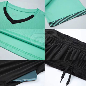 Ensemble d'uniformes de football confortables pour hommes, maillot et short respirants, conçus pour l'entraînement quotidien et les matchs amicaux - Product Image 6