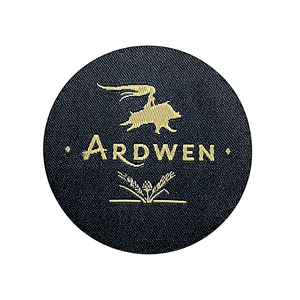 Venta de Parches Tejidos Personalizados con Borde Bordado y Parches Tejidos con Reverso de Velcro, Insignia Circular - Product Image 4