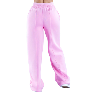 Pantalon de jogging d'hiver pour femme en molleton doux et confortable, coupe large, style streetwear décontracté, idéal pour le printemps - Product Image 3