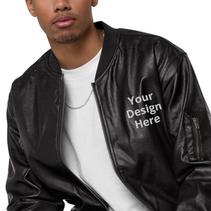 Unisex Genuine <b>Sheepskin</b> Leather Bomber <b>Jacket</b> Custom Personalized Motorcycle Biker <b>Jacket</b> - Product Image 4