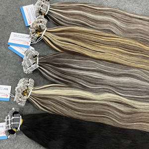 ผมต่อแบบเทปตรง 100% ผมแท้เวียดนาม หลายเฉดสีสุดฮิต คุณภาพพรีเมียม ขายส่ง - Product Image 1