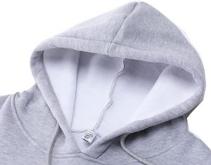 Sudadera Corta con Capucha de Manga Larga, Color Sólido, Tejida, Informal, para Otoño, para Mujer - Product Image 4