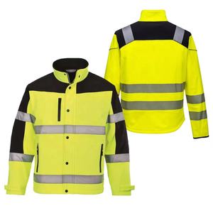 Durable Industrial Safety Jacket <b>Pants</b> Set Fluorescent Polyester <b>Thermal</b> Workwear Reflective Flame-Retardant for Worker - Product Image 6