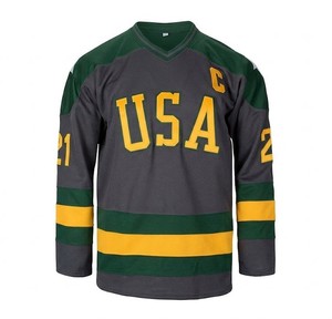 2026 America Ice Hockey Teams Jerseys Printed Custom Men's Embroidery Ice Hockey Uniform Hockey Jersey 100% - Product Image 6