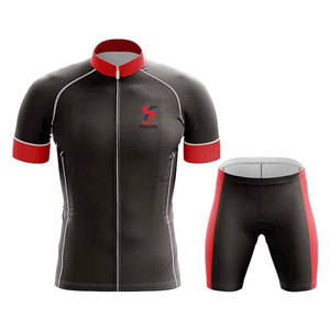 Uniforme de cyclisme unisexe de haute qualité, imprimé numériquement sur mesure, coupe-vent, antibactérien, respirant, séchage rapide, 100% polyester - Product Image 1