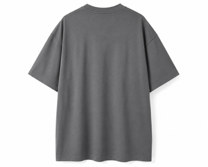 Camiseta Gris Extra Grande de Manga Corta, Cuello Redondo, Algodón, Informal, para Senderismo al Aire Libre - Product Image 3