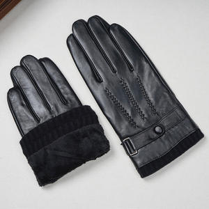 Guantes de Cuero para Exteriores para las Cuatro Estaciones, Aislantes, Suaves, Ecológicos, con Detección de Metales, Largos hasta la Muñeca, Antideslizantes, Duraderos, para Trabajo - Product Image 3