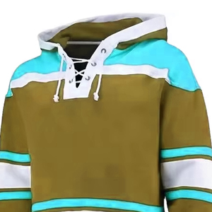 Jersey de Hockey con Capucha y Manga Larga, Diseño Sólido Personalizado, Absorbe la Humedad, Transpirable, Secado Rápido, 220g, Poliéster de Invierno, Unisex, para Hielo - Product Image 2