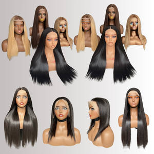 Perruques en cheveux humains lisses et soyeux en gros, couleur naturelle, longueur et couleur personnalisables, taille SML, cheveux vierges vietnamiens - Product Image 5