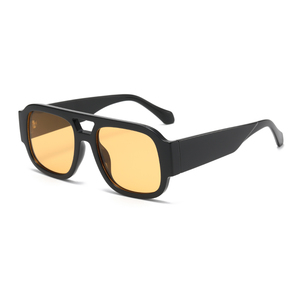 Lunettes de soleil tendance à double pont en PC, protection UV, durables, pour hommes et femmes, idéales pour l'extérieur – Nouveauté 2026 - Product Image 1