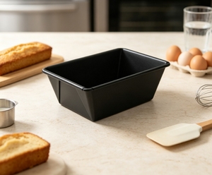 Moule à pain antiadhésif en acier aluminisé de 12 cm à prix réduit, idéal pour la cuisson des gâteaux - Product Image 2