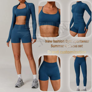 ชุดออกกำลังกายผู้หญิงแบบใหม่ ไร้ตะเข็บ แห้งเร็ว ระบายอากาศดี แบบไม่มีแขน สีพื้น ชุดฟิตเนสสำหรับเล่นกีฬา บริการ OEM คุณภาพสูง - Product Image 2