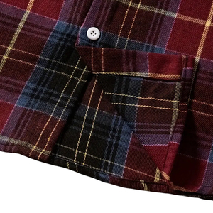 Custom Logo <b>Flannel</b> Shirt Premium Cotton Checkered Long Sleeve <b>Flannel</b> Shirt Private Label Factory <b>Flannel</b> Shirt - Product Image 4