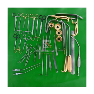 Best Price 38-Piece Manual Breast Augmentation Surgical Instrument Set Orthopedic Stainless Steel CE Certified by <b>Blush</b> Surgical - Product Image 1
