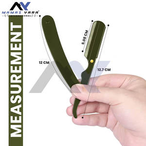 Rasoir droit de barbier en acier inoxydable, couteau de coupe et d'éclaircissement pour coiffure à domicile - Product Image 6
