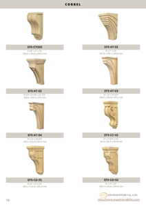 High-End Wooden Corbels Solid Wood Decorative Brackets for Cabinets Furniture Contemporary Luxury Interior Accents Wooden Corbel - Product Image 2