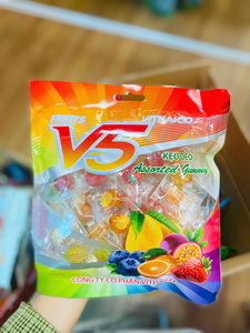 Snack d'exportation phare : Vithaico V5 Gommes pelables 260g |   Bonbons à la mangue et aux myrtilles ODM - Product Image 3