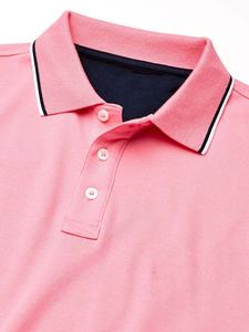Polos de algodón personalizados para hombre con logotipo bordado ropa de verano 100% algodón manga corta Camisetas antiarrugas para hombre polo - Product Image 3