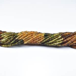Natural Petro Tourmaline Smooth Rondelle Gemstone Beads Strand 3-4mm Loose Tourmaline Beads <b>String</b> For Jewelry Necklace Making - Product Image 4