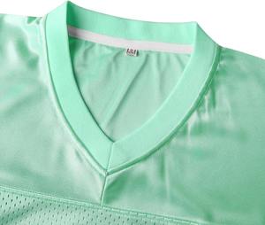 Maillot de football américain personnalisé de haute qualité en polyester mesh imprimé OEM, coupe ample, col rond, séchage rapide - Product Image 4